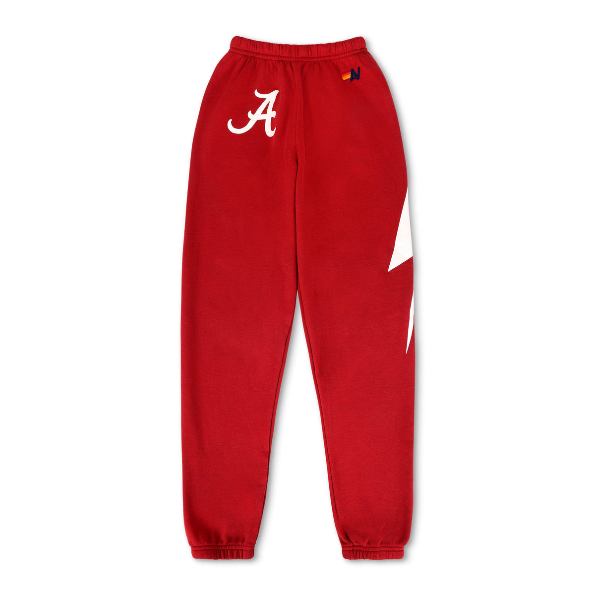 Retro UNIVERSITY OF ALABAMA BOLT SWEATPANTS - CRIMSON