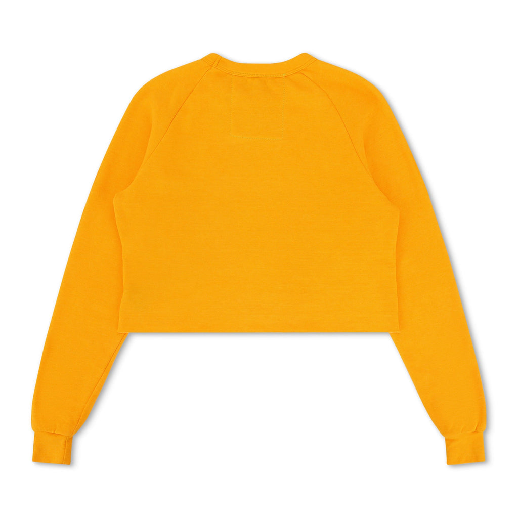 Retro ASU VINTAGE DEVIL CROPPED CREW SWEATSHIRT - GOLD