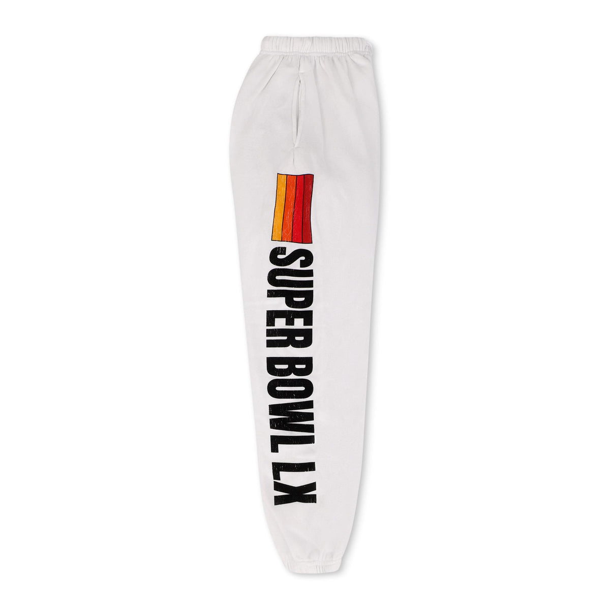 Retro SUPER BOWL 2026 UNISEX SWEATPANTS - WHITE