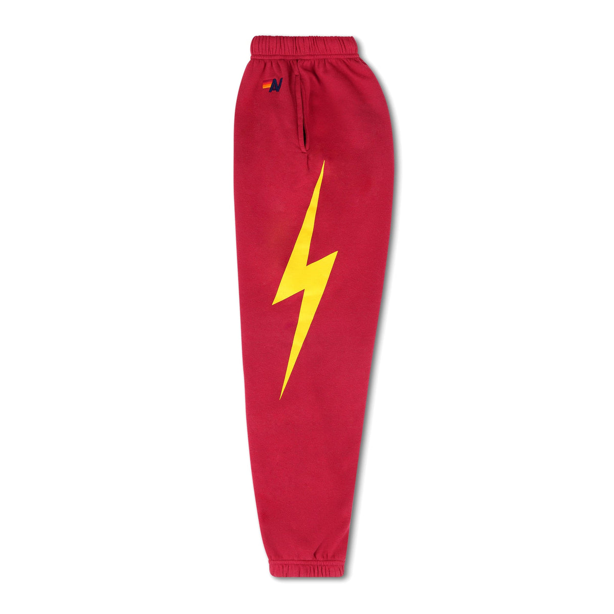 Retro UNIVERSITY OF SOUTHERN CALIFORNIA BOLT UNISEX POCKET SWEATPANTS - CARDINAL
