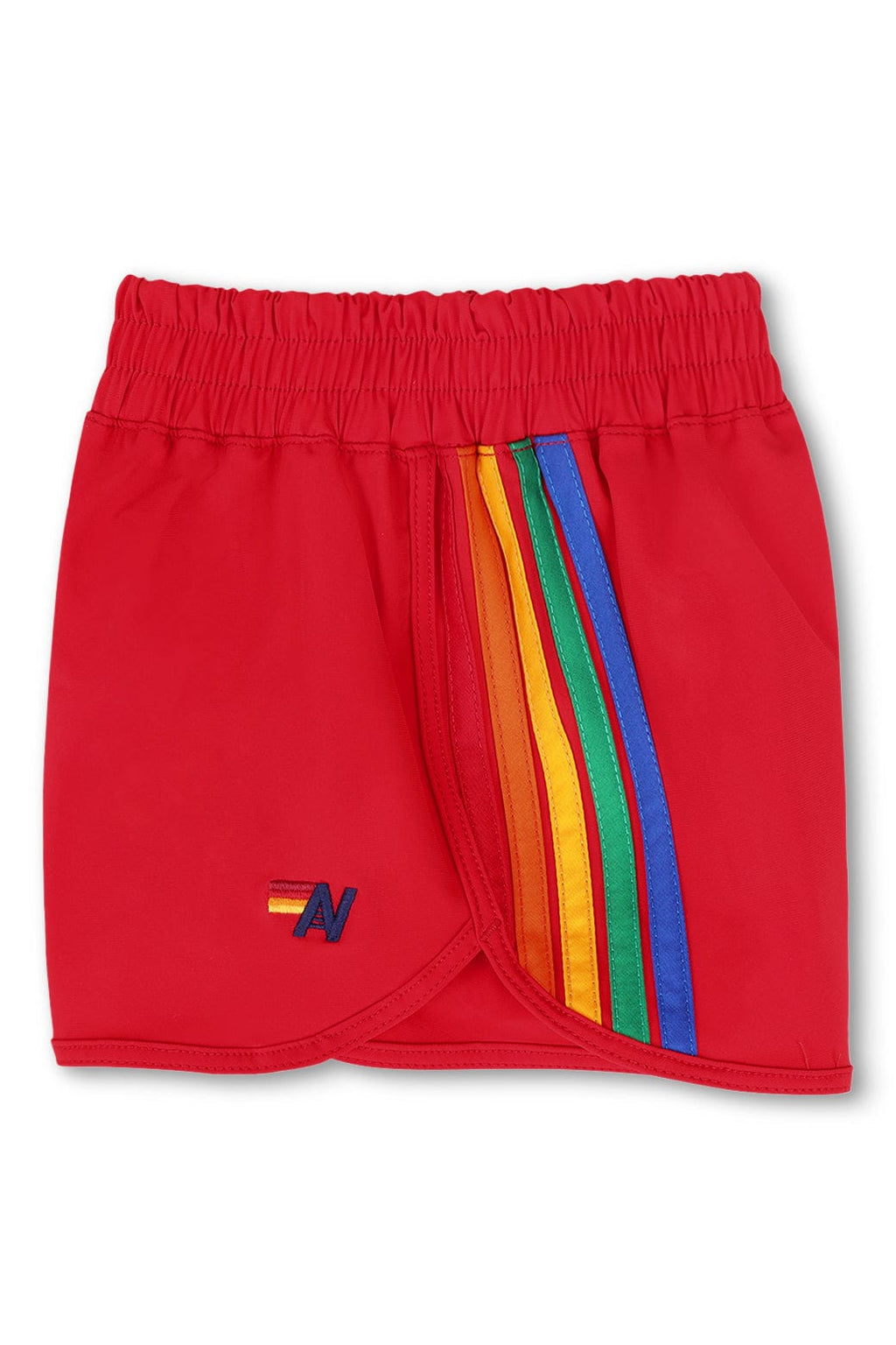 Retro 5 STRIPE KIDS FLEX JOGGER SHORT - RED