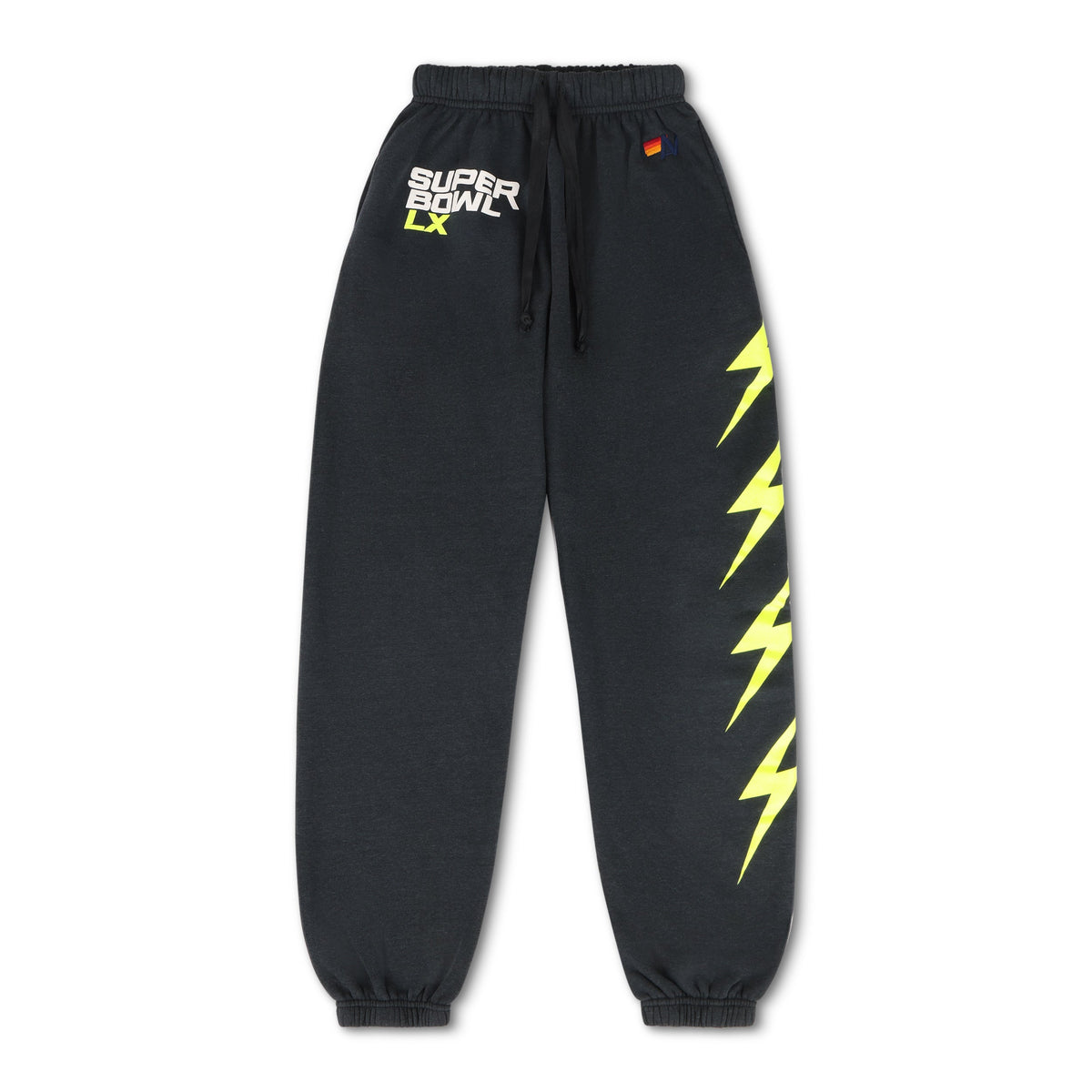 Retro SUPER BOWL 2026 BOLT UNISEX SWEATPANTS - CHARCOAL