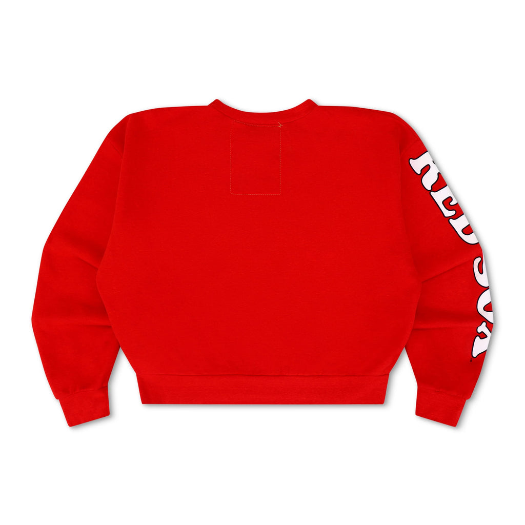 Retro BOSTON RED SOX 2026 RELAXED CREW SWEATSHIRT - RED