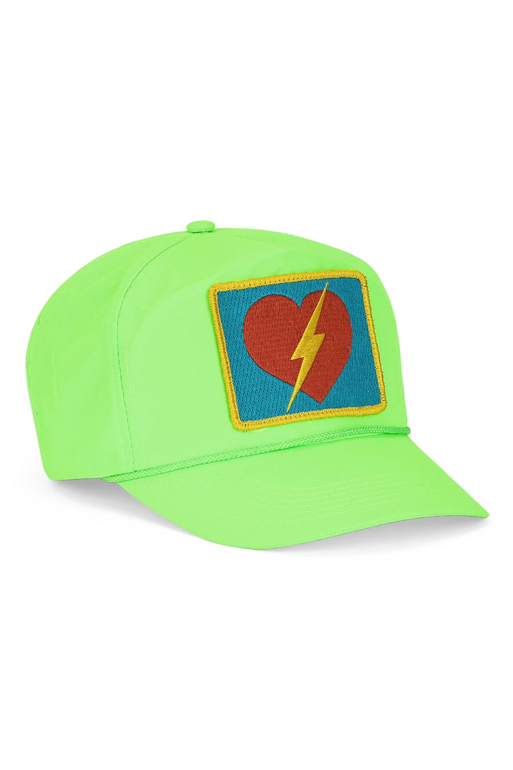 Retro BOLT HEART VINTAGE NYLON TRUCKER HAT