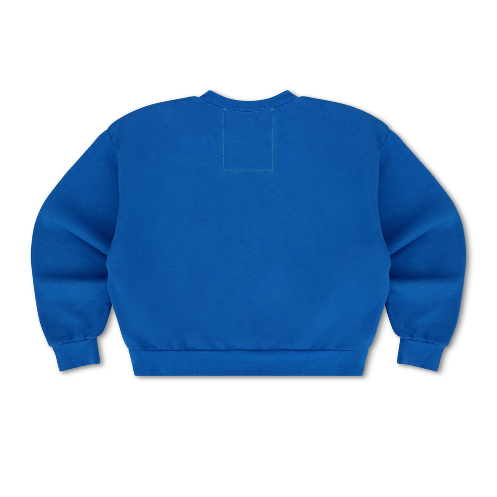 Retro NY METS 2026 RELAXED CREW SWEATSHIRT - OCEAN