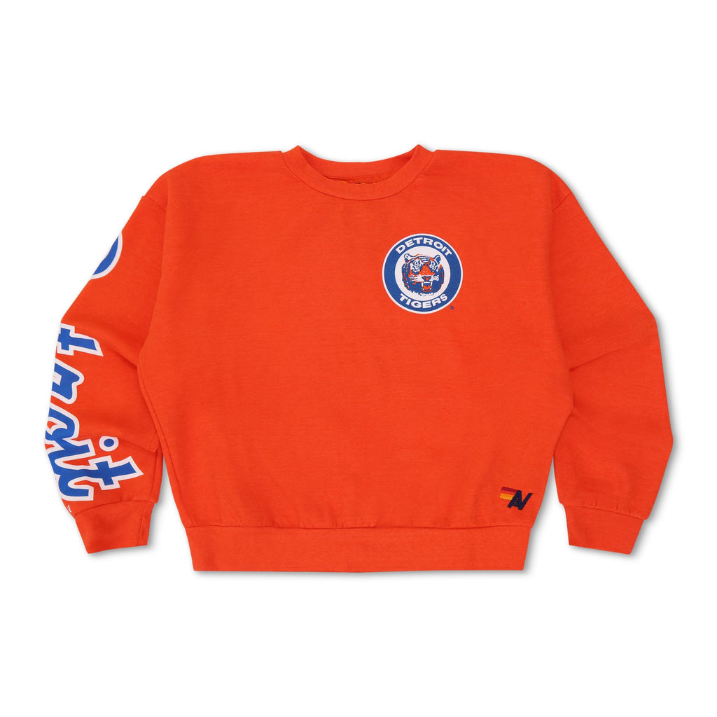 Retro DETROIT TIGERS 2026 RELAXED CREW SWEATSHIRT - ORANGE