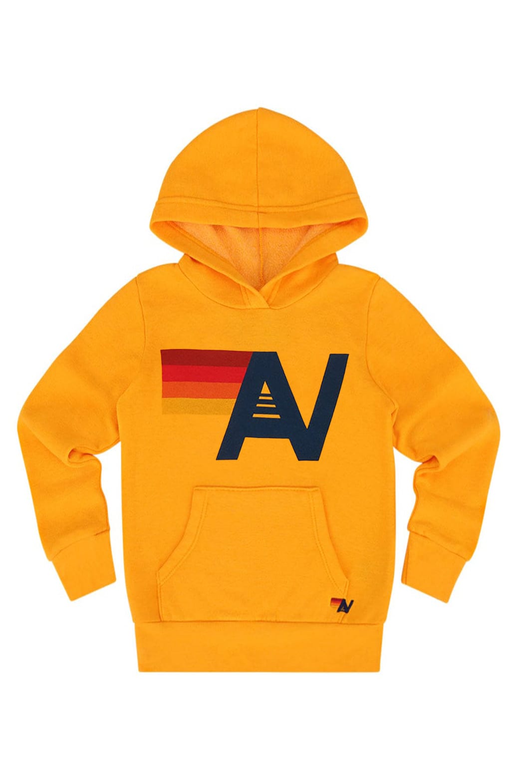 Retro KIDS LOGO PULLOVER HOODIE - GOLD