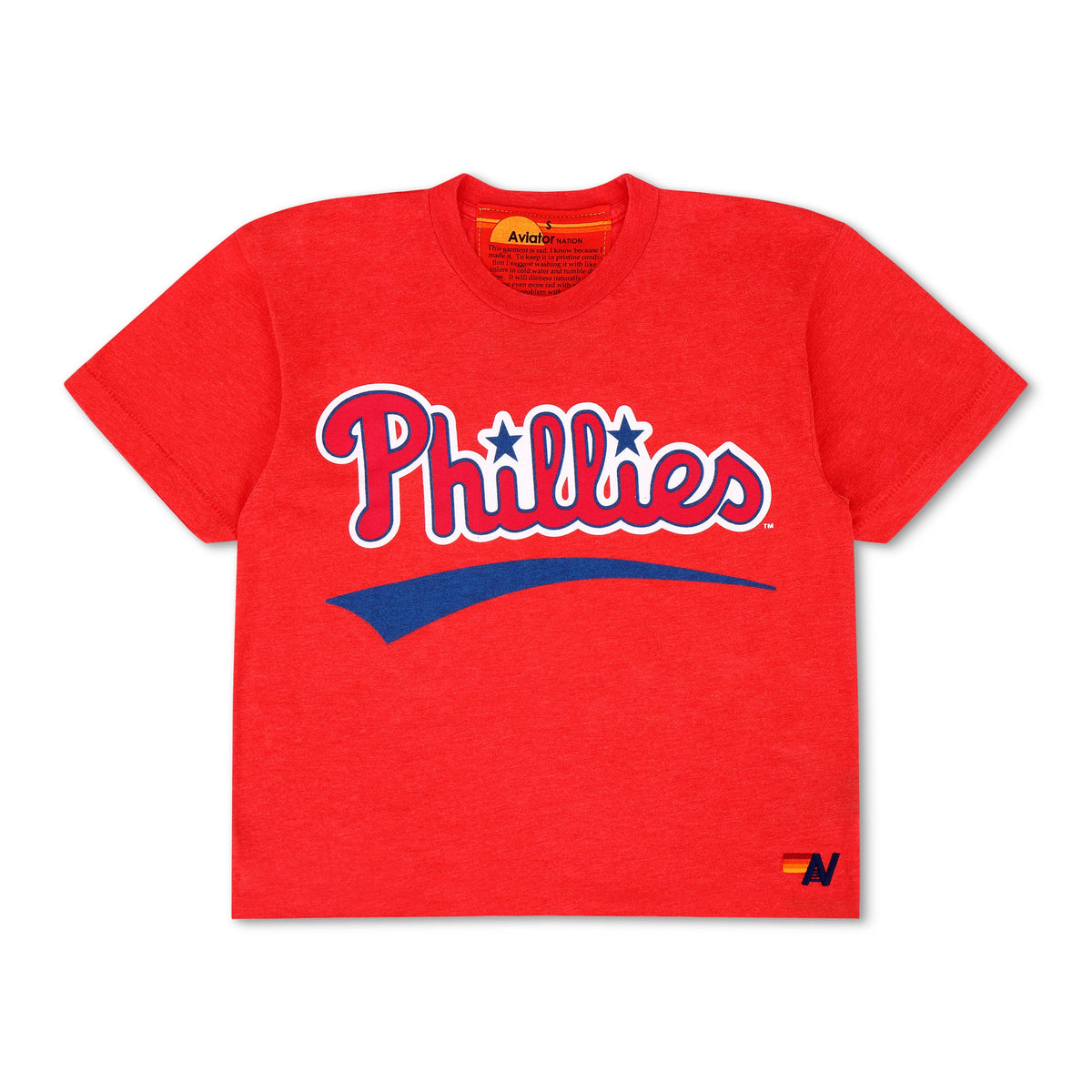 Retro PHILADELPHIA PHILLIES 2026 BOYFRIEND TEE - RED