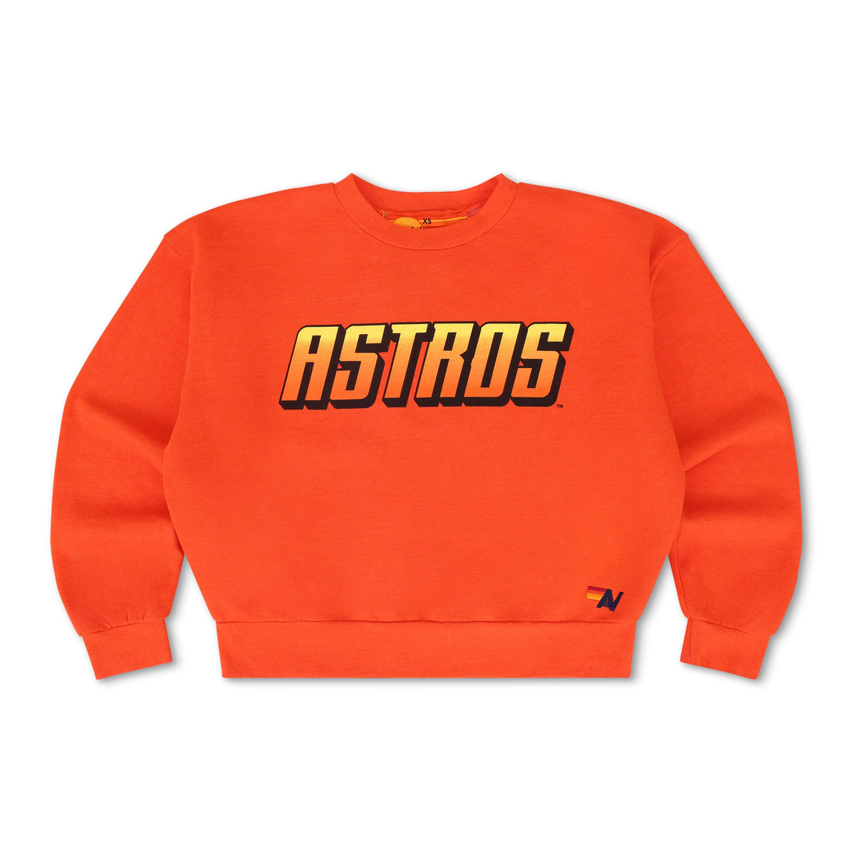 Retro HOUSTON ASTROS 2026 RELAXED CREW SWEATSHIRT - ORANGE