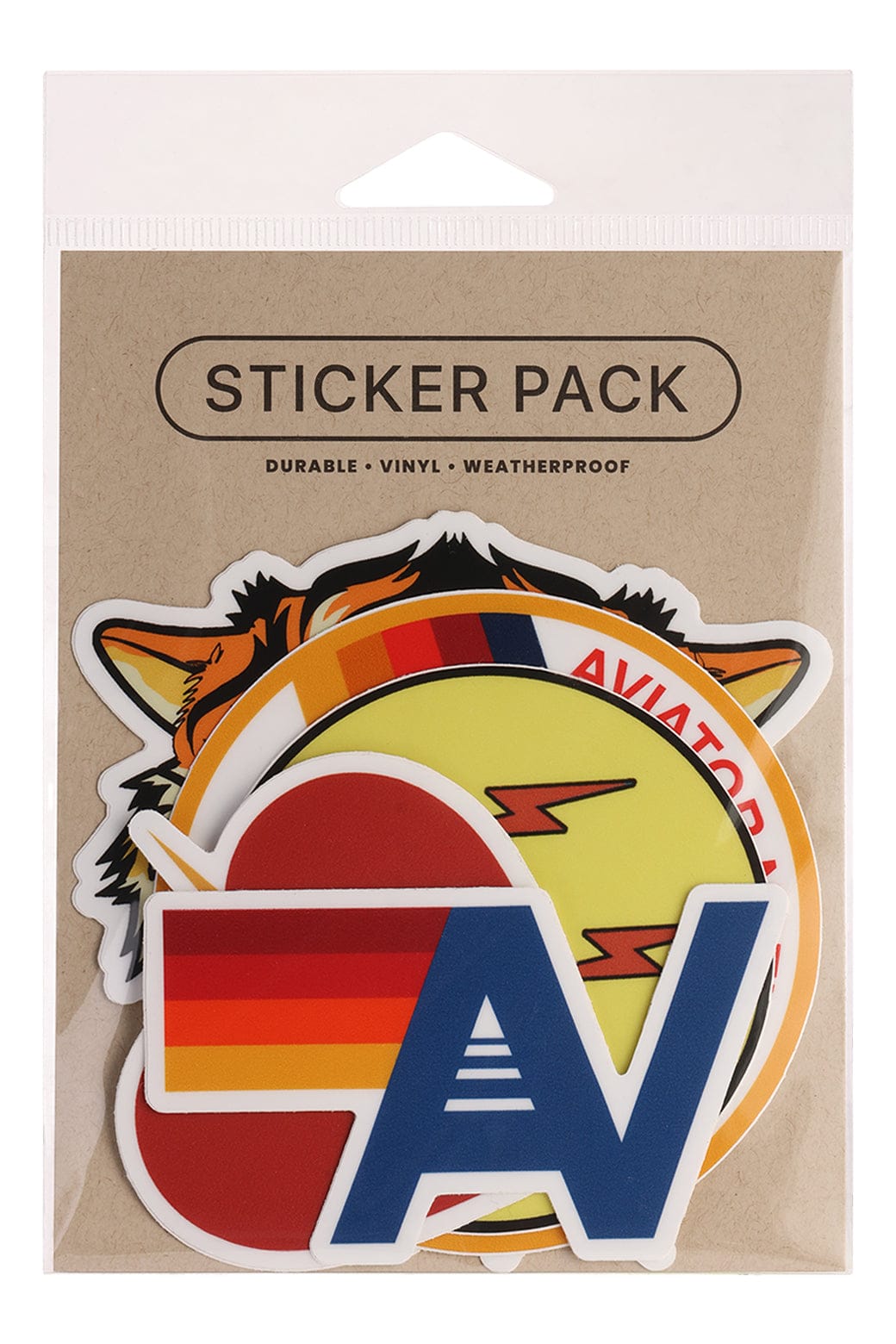 Retro AVIATOR NATION STICKER PACK