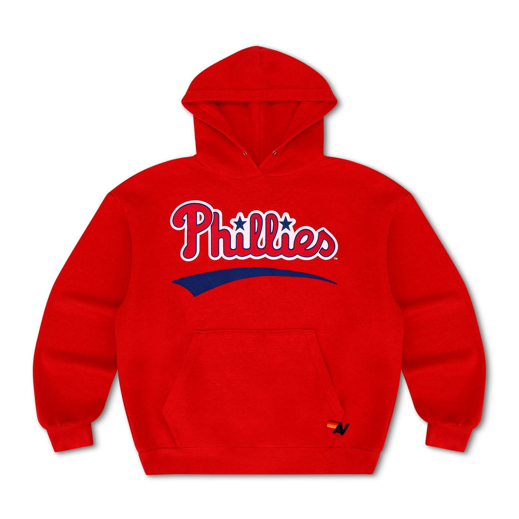 Retro PHILADELPHIA PHILLIES 2026 RELAXED PULLOVER HOODIE - RED
