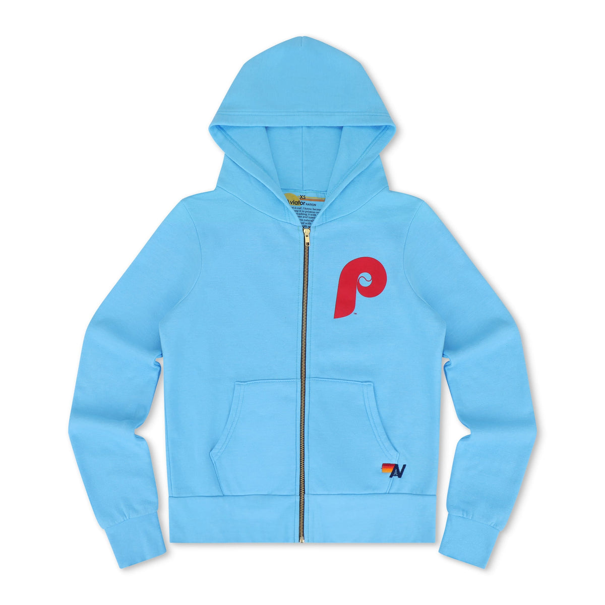 Retro PHILADELPHIA PHILLIES 2026 ZIP HOODIE - SKY