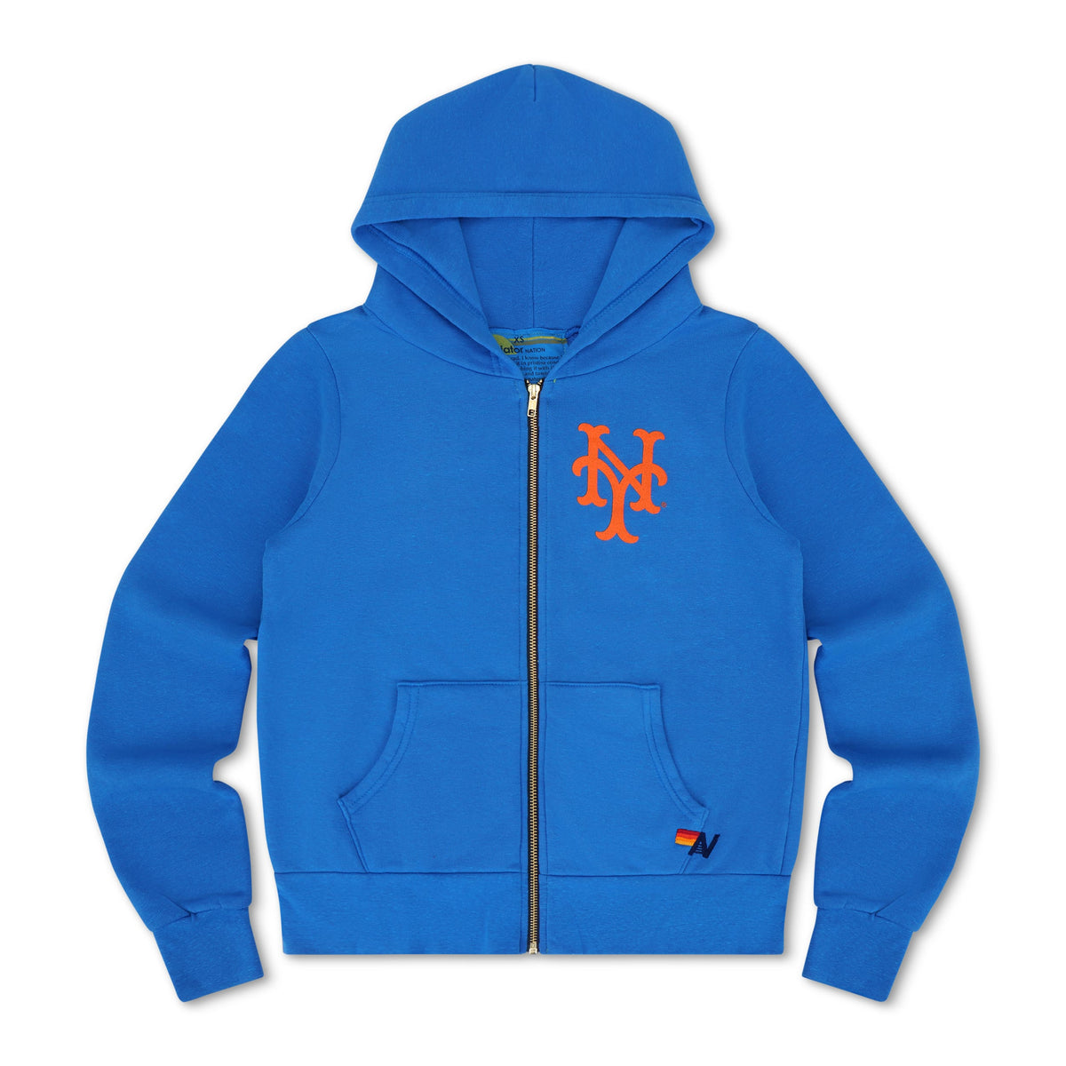 Retro NY METS 2026 ZIP HOODIE - OCEAN