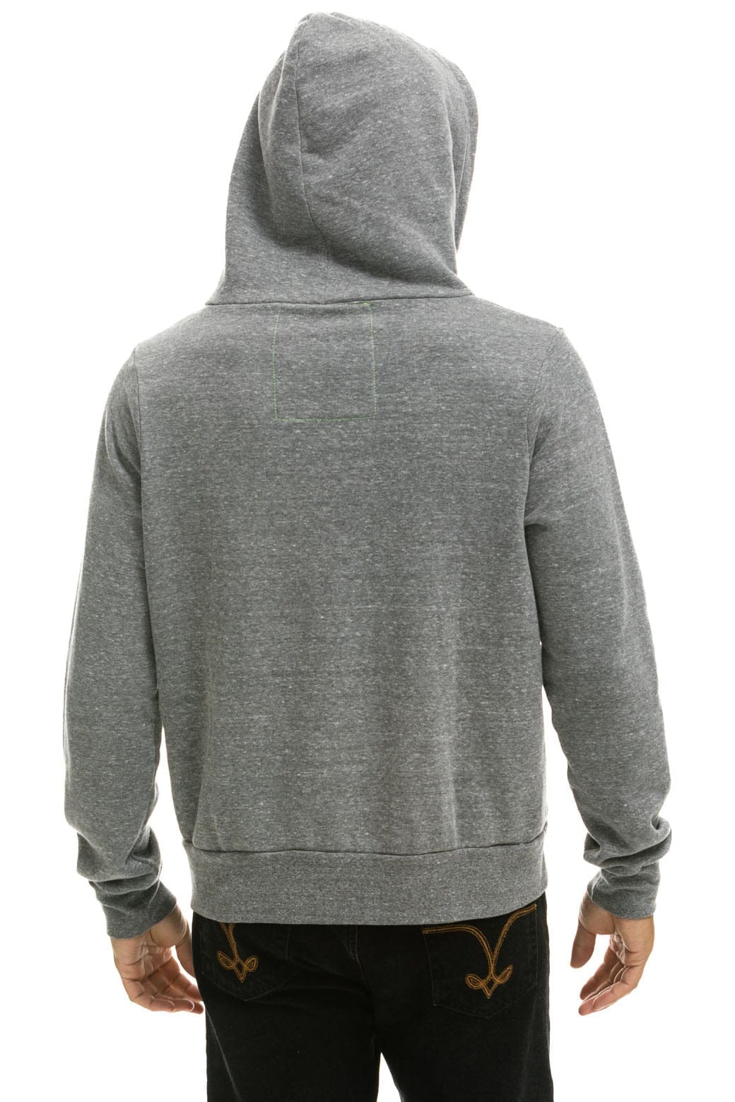 Retro 5 STRIPE HOODIE - HEATHER GREY GREY