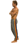 Retro 5 STRIPE SWEATPANTS - HEATHER GREY