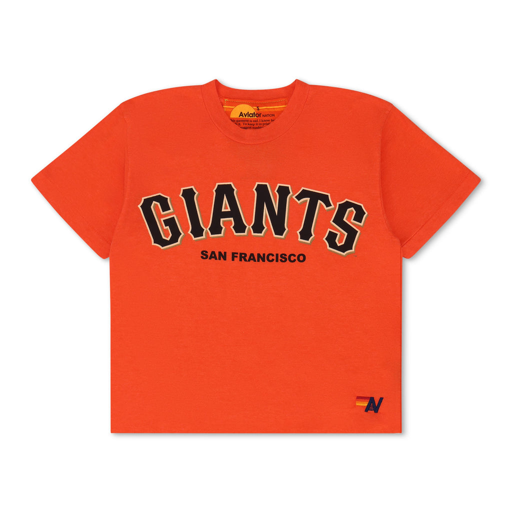Retro SAN FRANCISCO GIANTS 2026 BOYFRIEND TEE - ORANGE