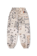 Retro KIDS BANDANA QUILTED SWEATPANTS - VINTAGE WHITE