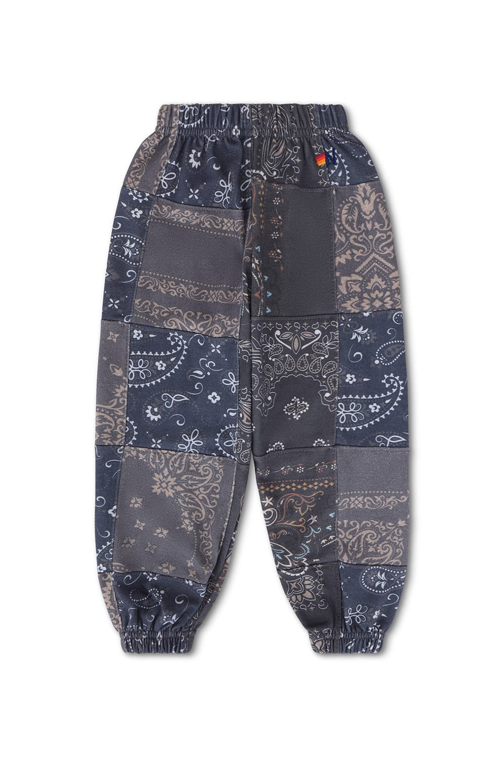 Retro KIDS BANDANA QUILTED SWEATPANTS - CHARCOAL