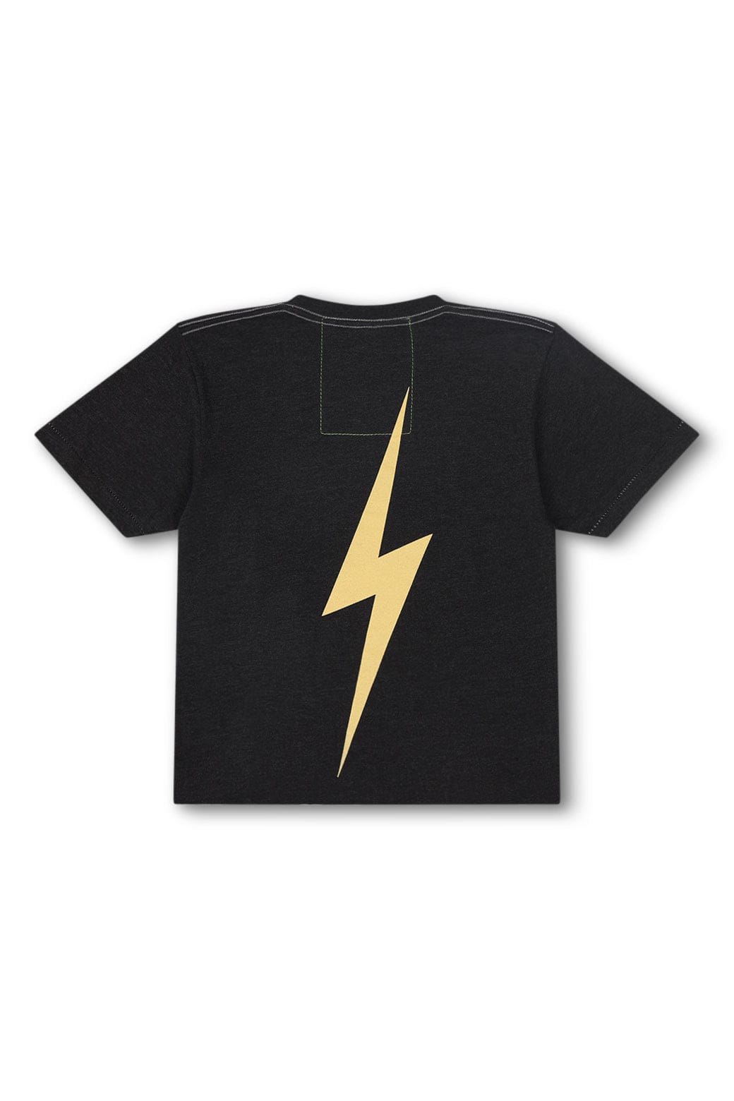 Retro VANDERBILT BOLT BOYFRIEND TEE - BLACK