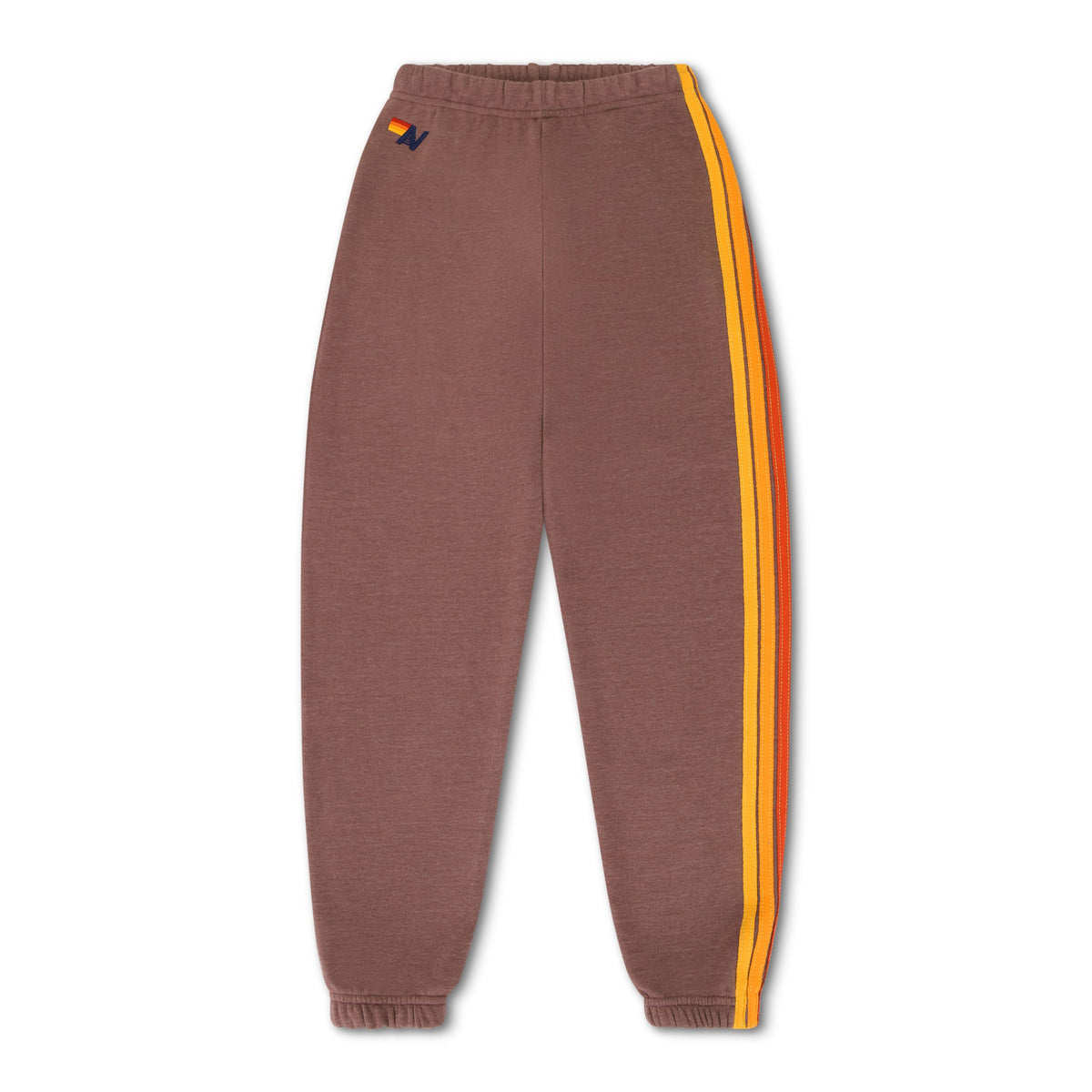 Retro 5 STRIPE SWEATPANTS - MOCHA