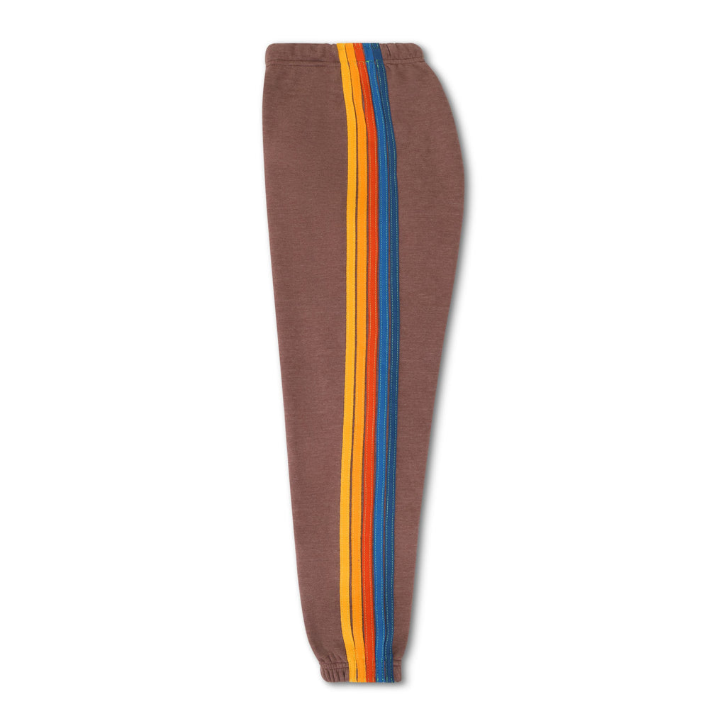 Retro 5 STRIPE SWEATPANTS - MOCHA