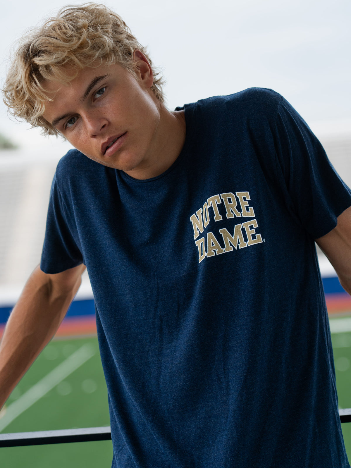 Retro NOTRE DAME 2026 CREW TEE SHIRT - NAVY