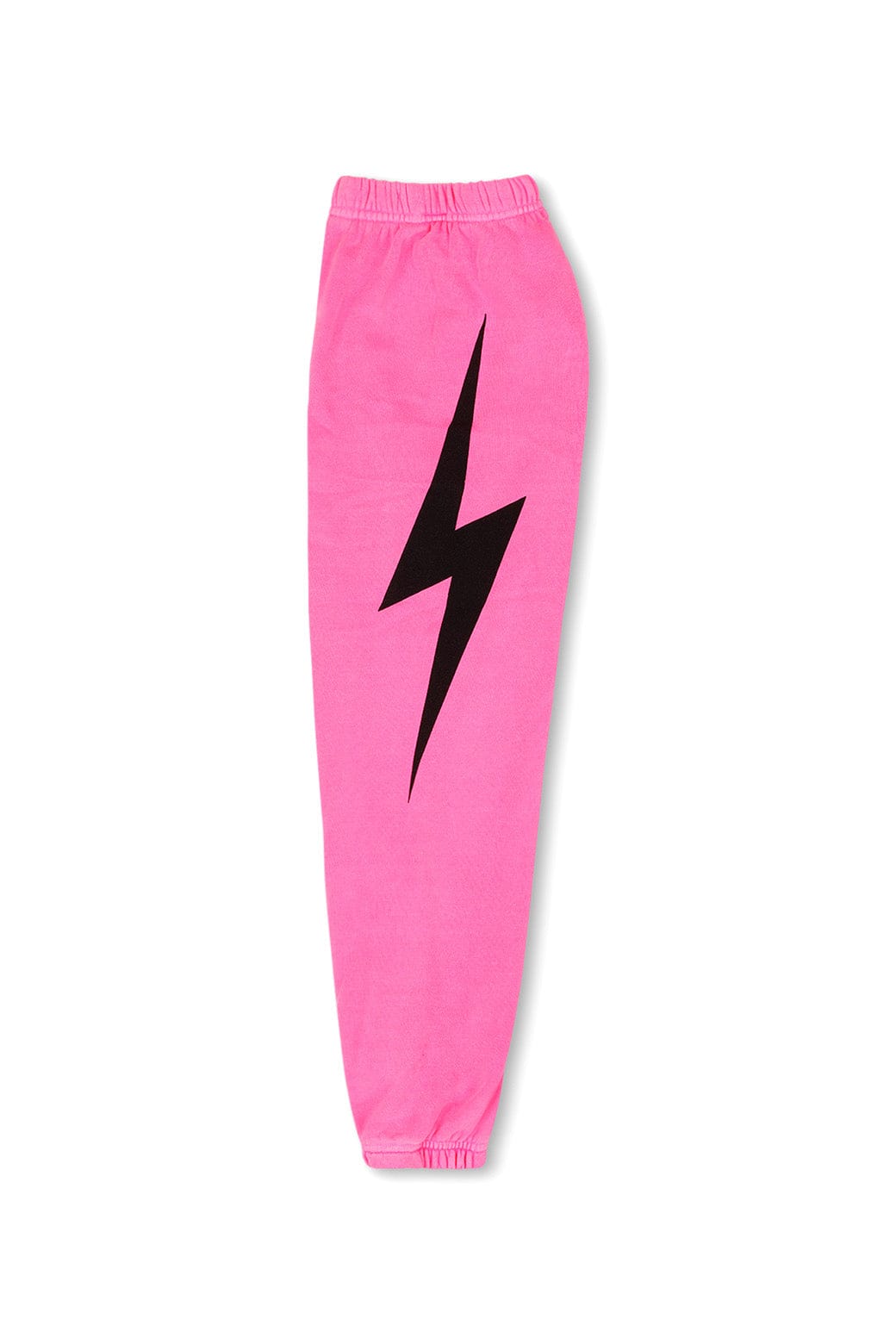 Retro KIDS BOLT PRINT SWEATPANTS - NEON PINK