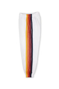 Retro KIDS 5 STRIPE SWEATPANTS - WHITE