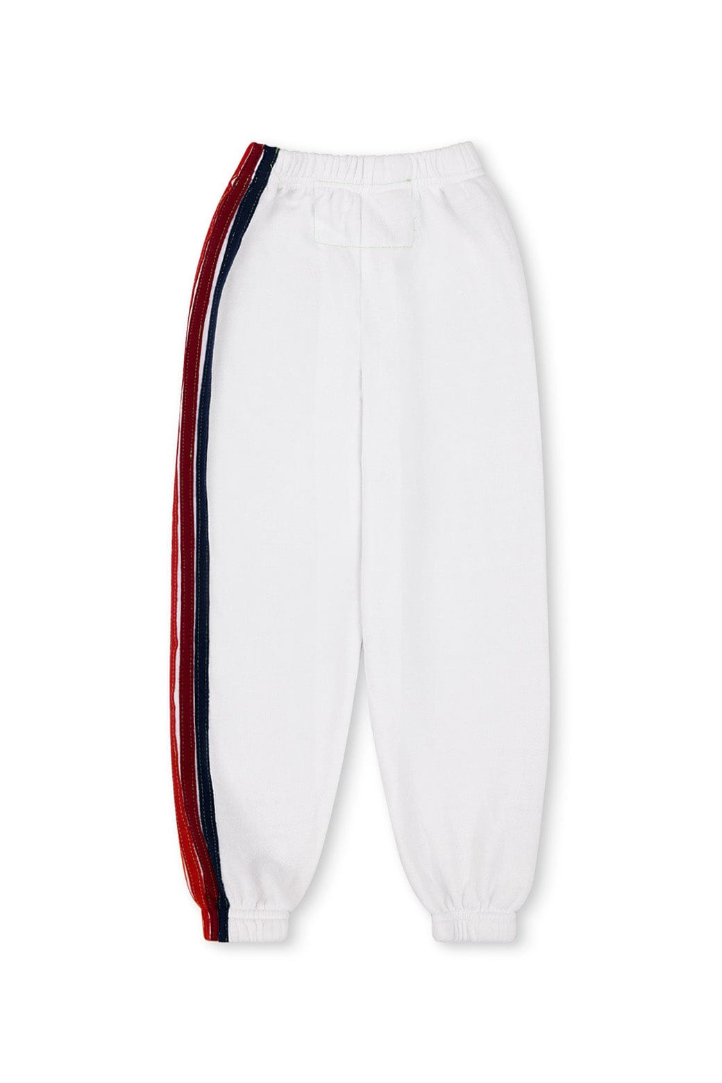 Retro KIDS 5 STRIPE SWEATPANTS - WHITE