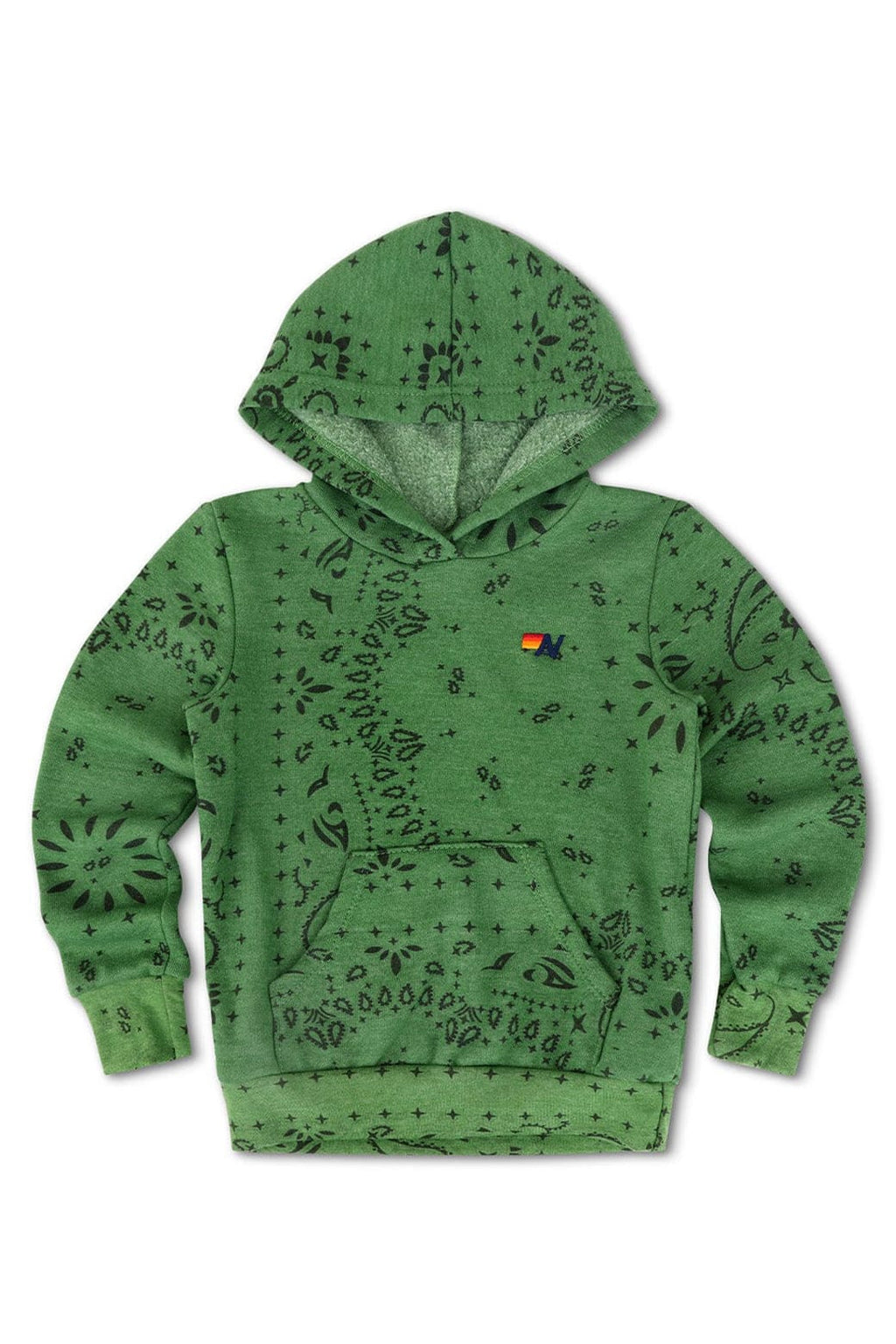 Retro KIDS BANDANA PULLOVER HOODIE - PALM