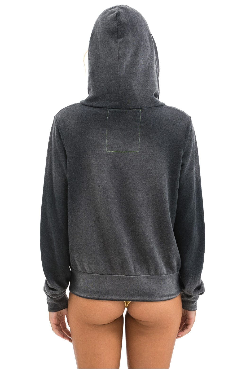 Retro NINJA PULLOVER HOODIE - FADED SMOKE