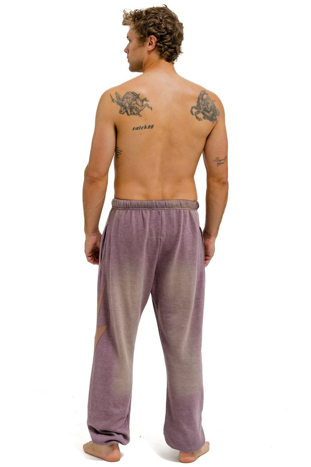 Retro BOLT STITCH SWEATPANTS - FADED MOCHA