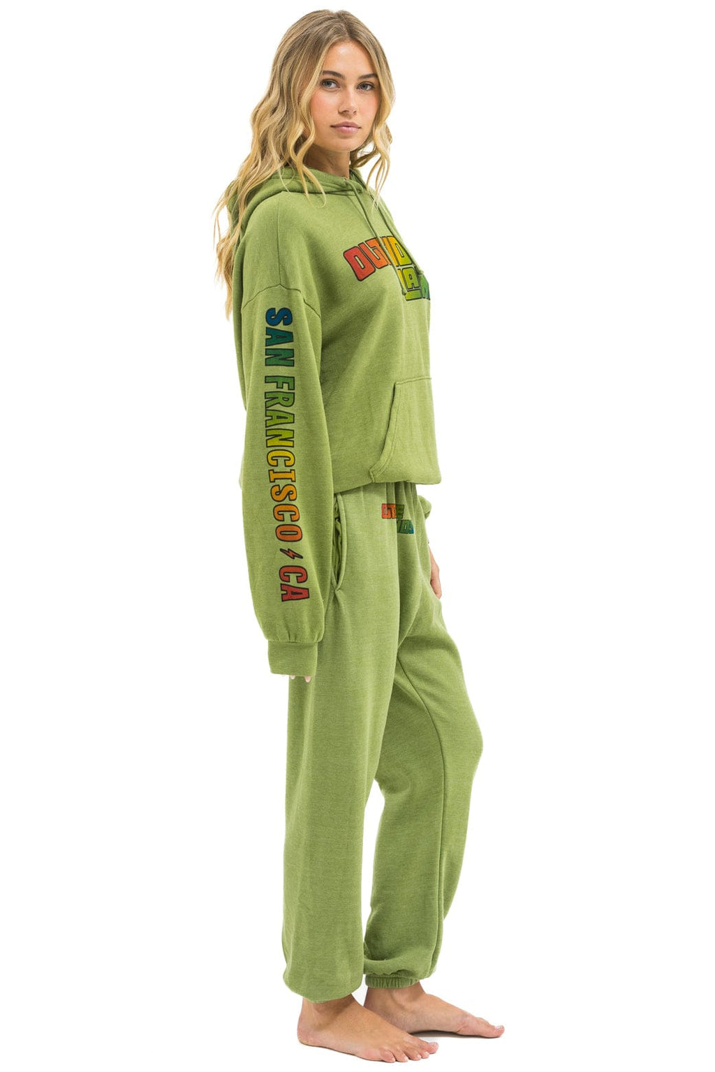 Retro OUTSIDE LANDS 2025 UNISEX SWEATPANTS - JUNGLE GREEN
