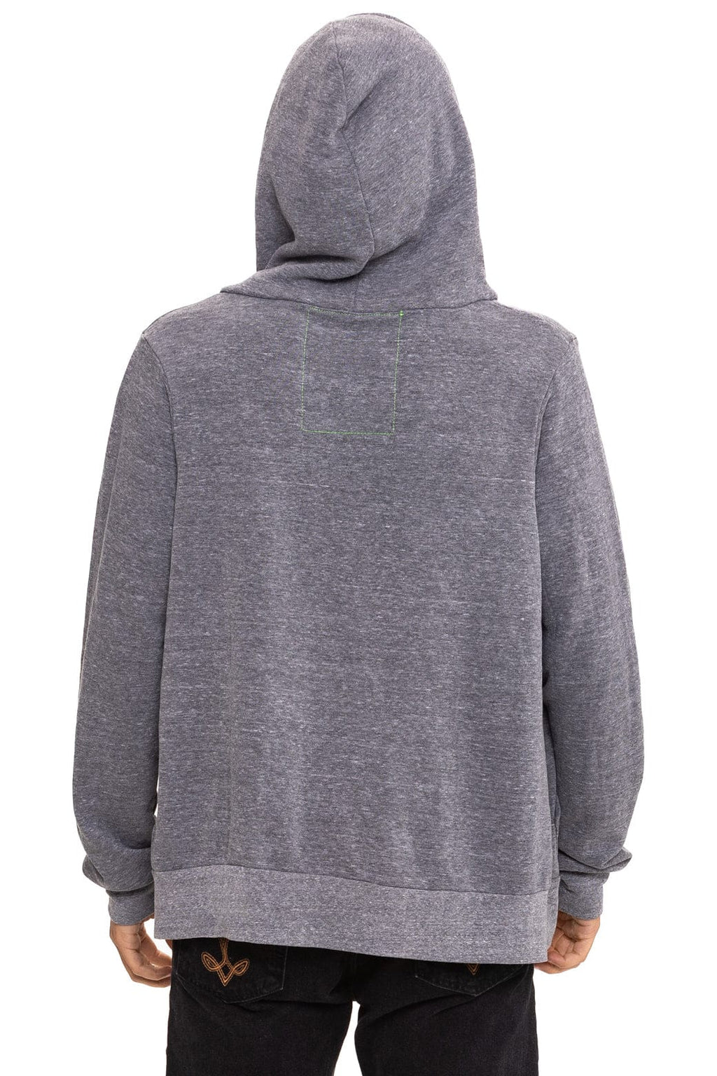 Retro ALL SEASONS CIRCLE ZIP HOODIE - HEATHER GREY