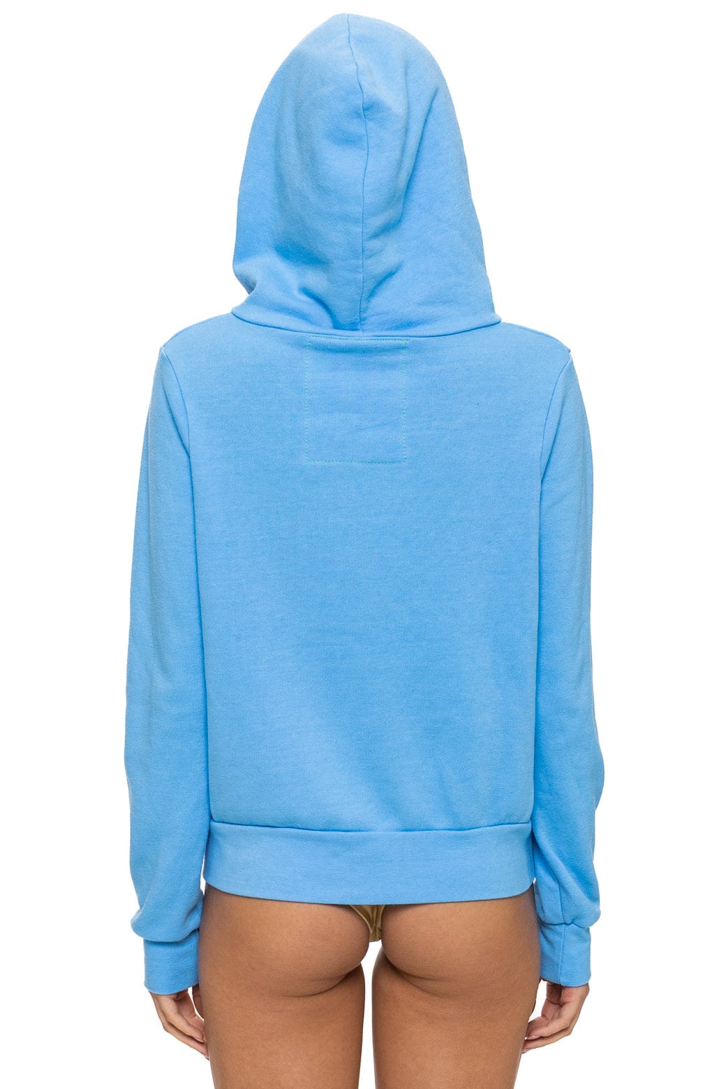 Retro ALL SEASONS CIRCLE ZIP HOODIE - SKY
