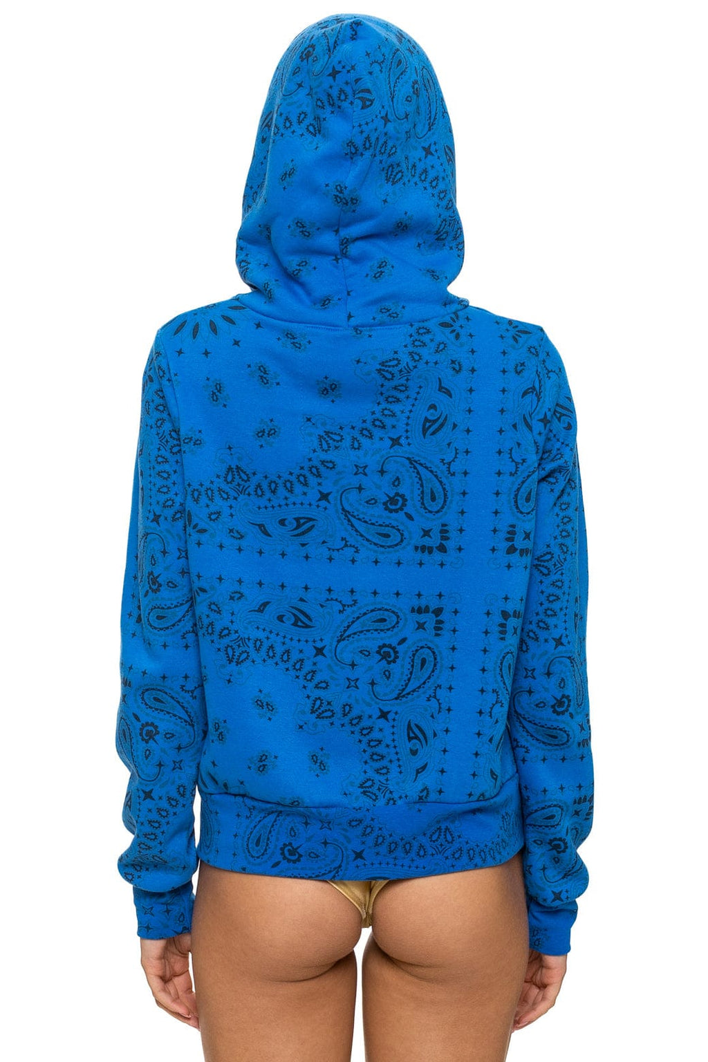 Retro BANDANA ZIP HOODIE - ADVENTURE BLUE