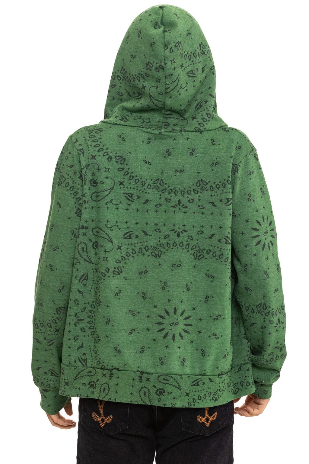 Retro BANDANA ZIP HOODIE - PALM