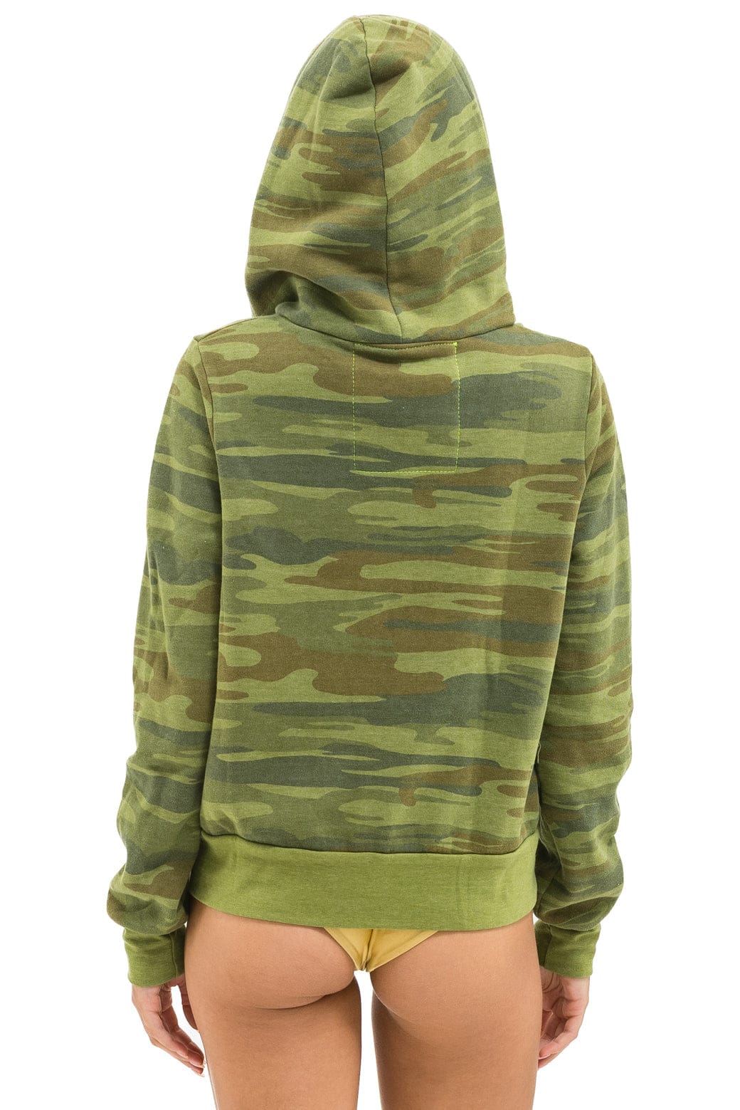 Retro HEART 2 HOODIE - CAMO NEON PINK