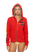 Retro AVIATOR NATION VENICE HOODIE - RED