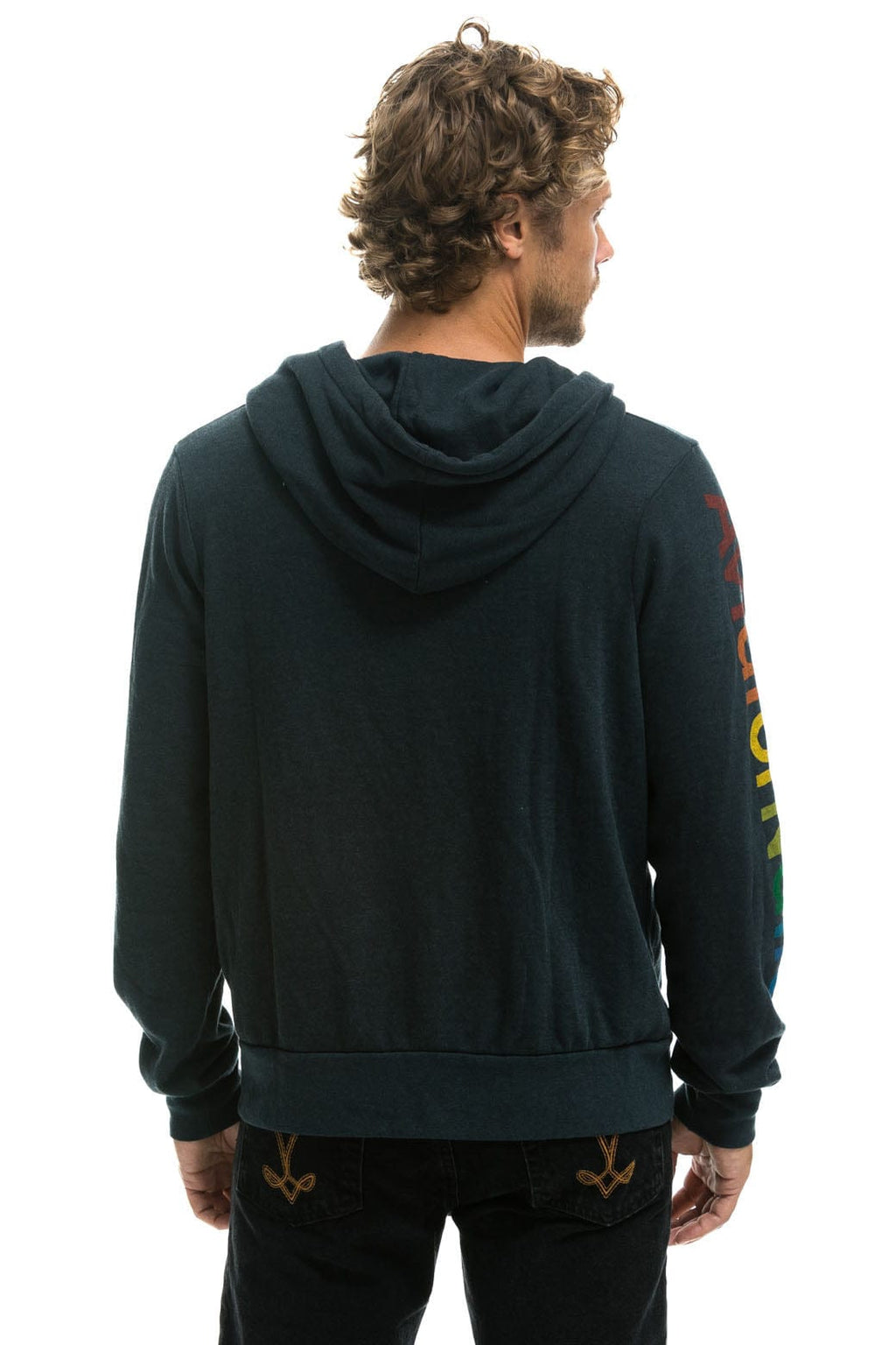 Retro AVIATOR NATION BROOKLYN HOODIE - CHARCOAL