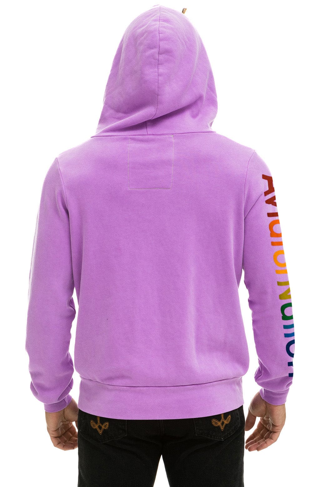 Retro AVIATOR NATION VAIL HOODIE - NEON PURPLE