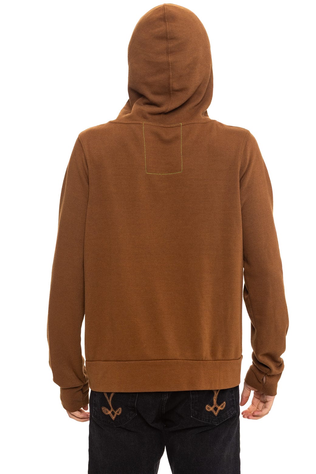 Retro NINJA PULLOVER HOODIE - CINNAMON