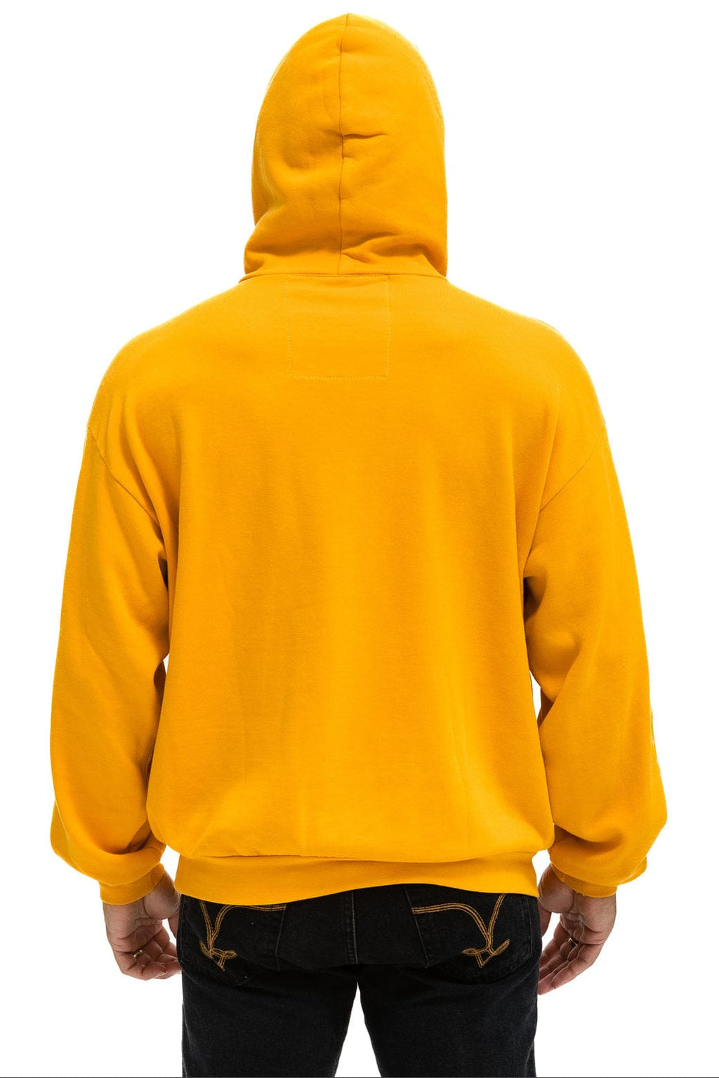 Retro AVIATOR NATION ASPEN RELAXED PULLOVER HOODIE - GOLD