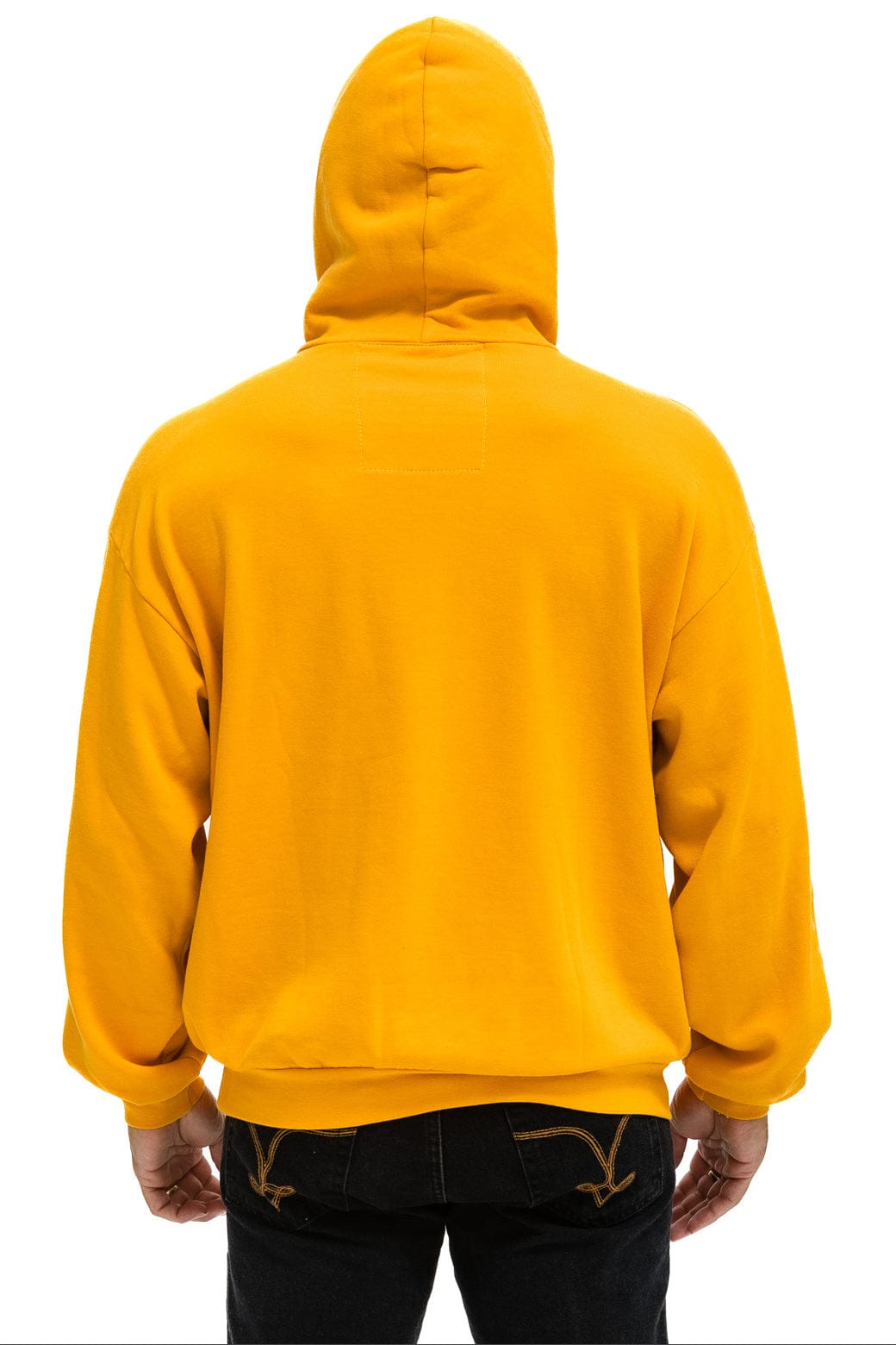 Retro AVIATOR NATION ASPEN RELAXED PULLOVER HOODIE - GOLD