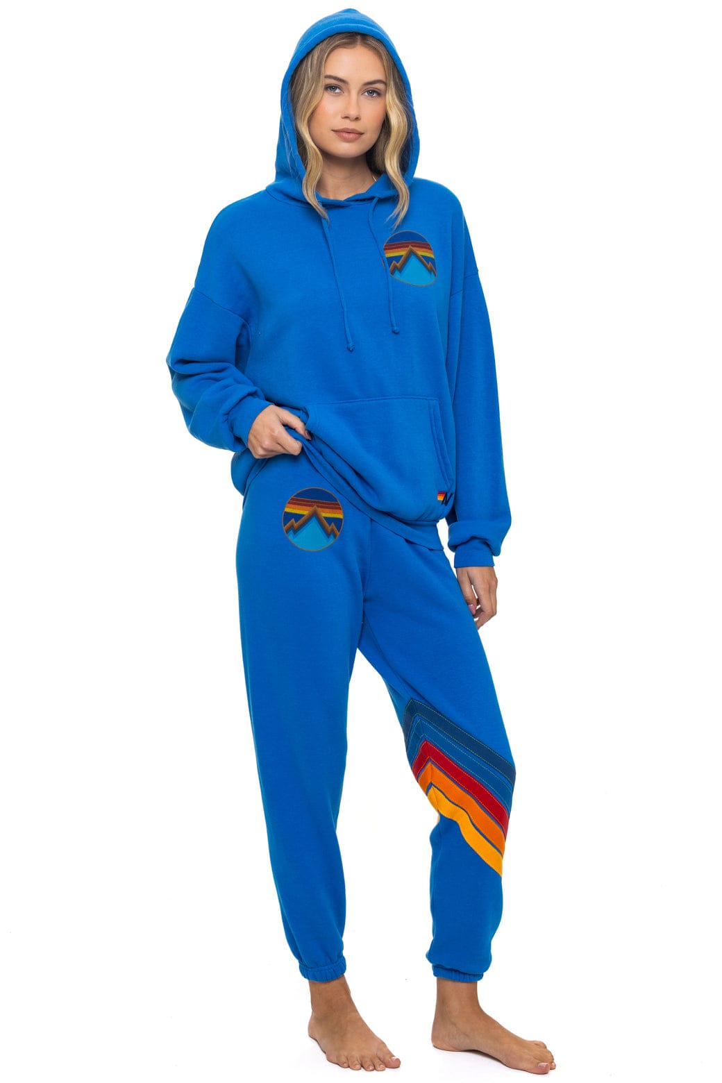 Retro ALL SEASONS RELAXED PULLOVER HOODIE - ADVENTURE BLUE
