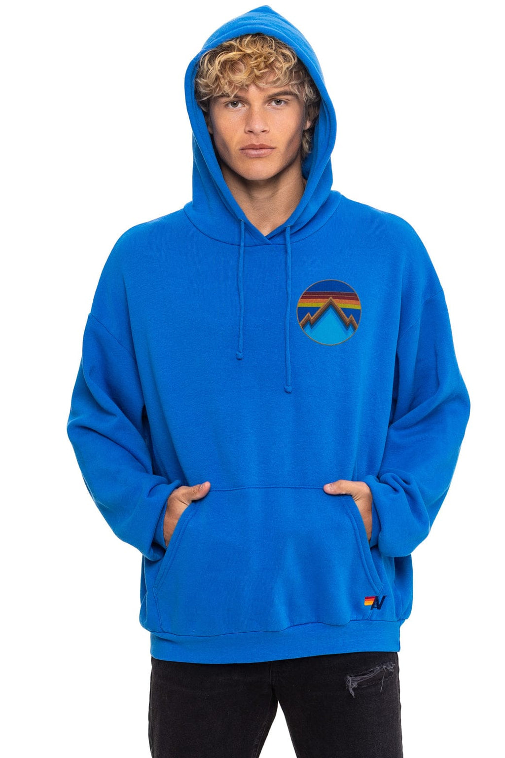 Retro ALL SEASONS RELAXED PULLOVER HOODIE - ADVENTURE BLUE