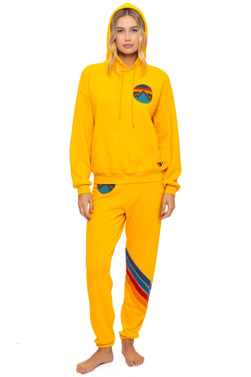 Retro ALL SEASONS RELAXED PULLOVER HOODIE - GOLD