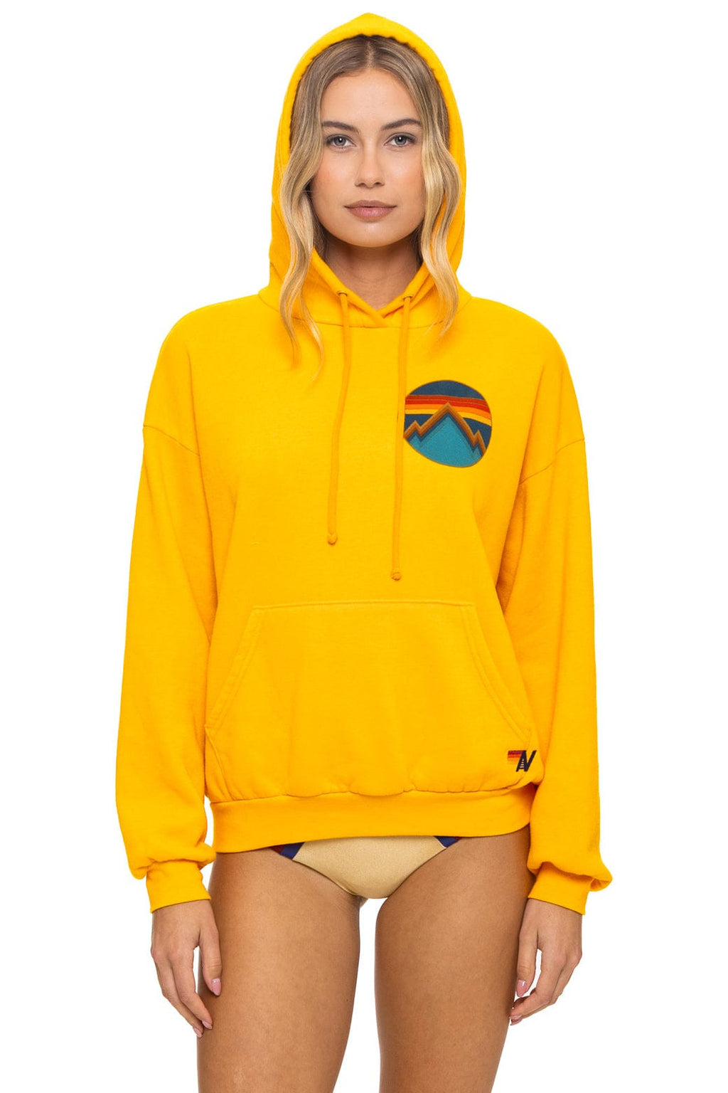 Retro ALL SEASONS RELAXED PULLOVER HOODIE - GOLD