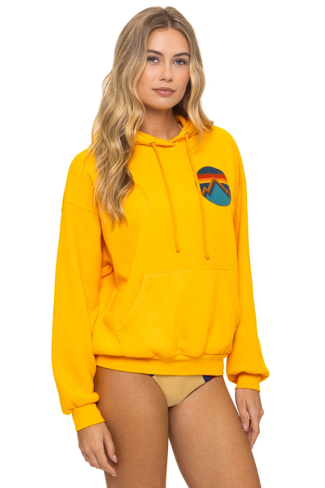 Retro ALL SEASONS RELAXED PULLOVER HOODIE - GOLD