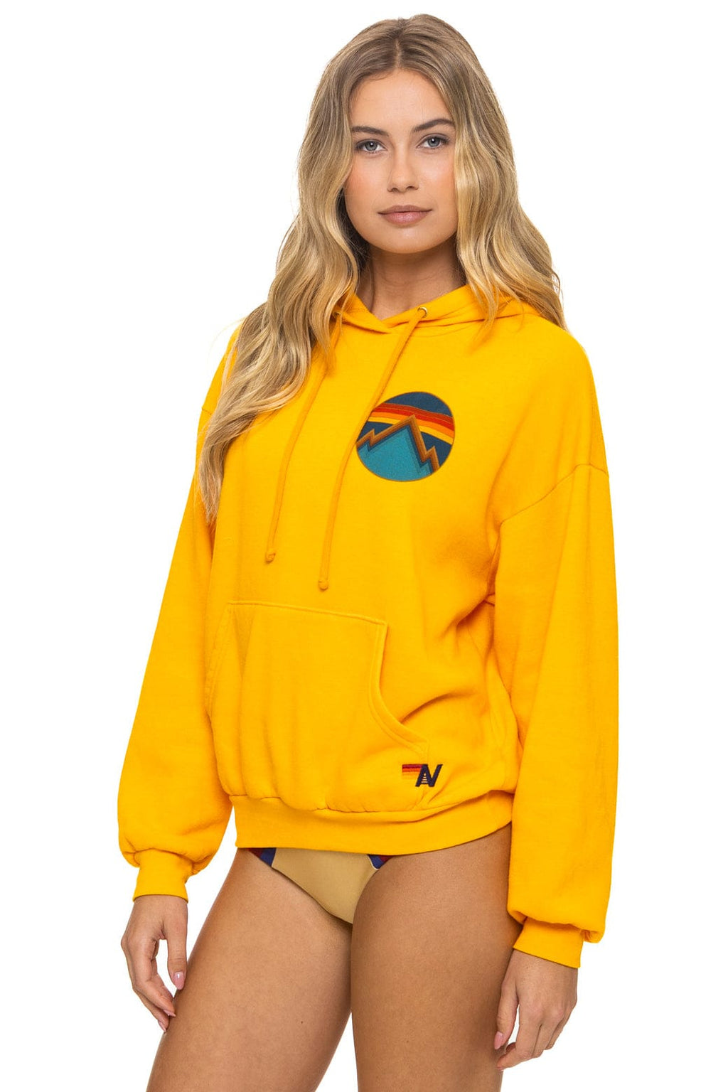 Retro ALL SEASONS RELAXED PULLOVER HOODIE - GOLD